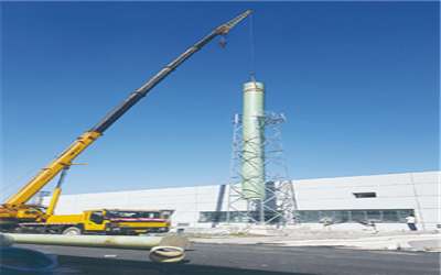 玻璃钢烟囱和烟道